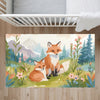 Nursery and Kids Fox Area Rug - Meadow Mischief