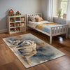 Kids and Nursery Wolf Area Rug - Winter Wolves