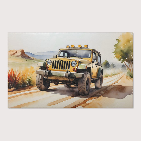 Car Rug for Kids and Nursery Rooms - Off-Road Rambler