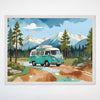 Camping Wall Decor for Kids and Baby Rooms - Van Voyage