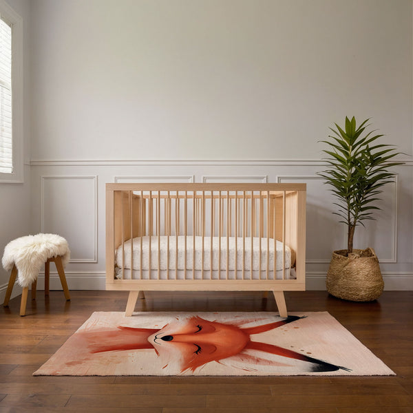 Kids and Nursery Fox Area Rug - Cozy Ears