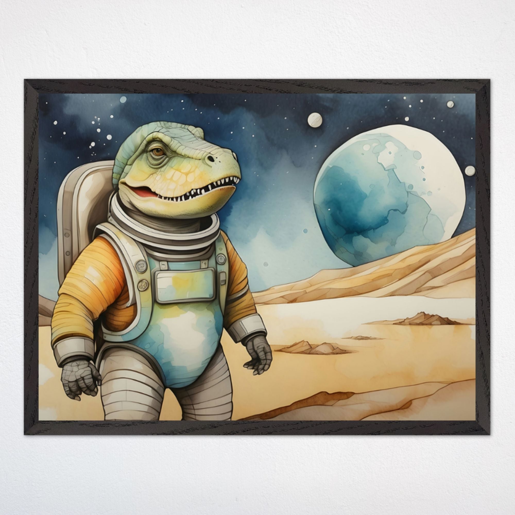 Dinosaur Wall Decor for Kids and Nursery Rooms - Cosmic Dino Discovery