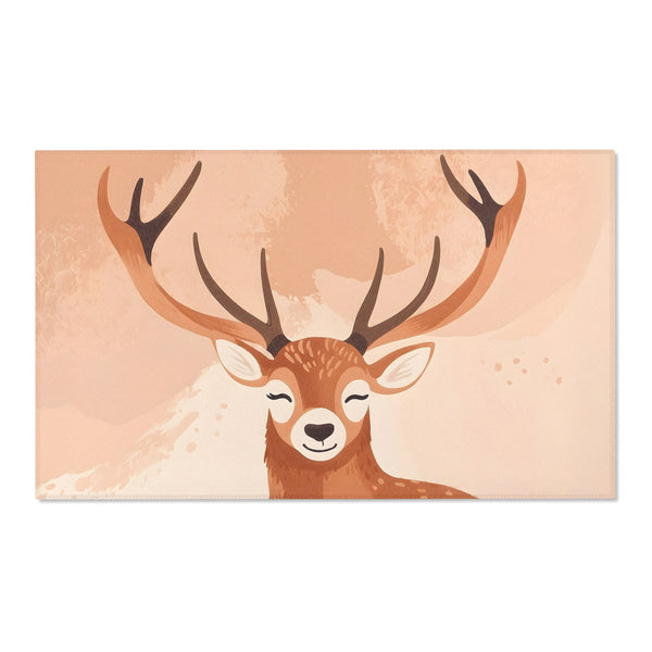 Deer Rug for Kids and Nursery Rooms - Antler Haven