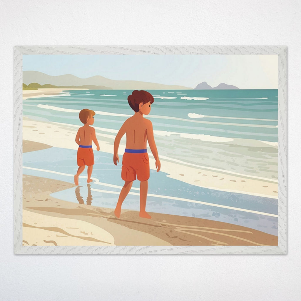 Beach Wall Decor for Kids and Baby Rooms - Sandy Toes