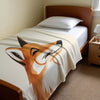 Fox personalized children's blankets - Foxy Smirk