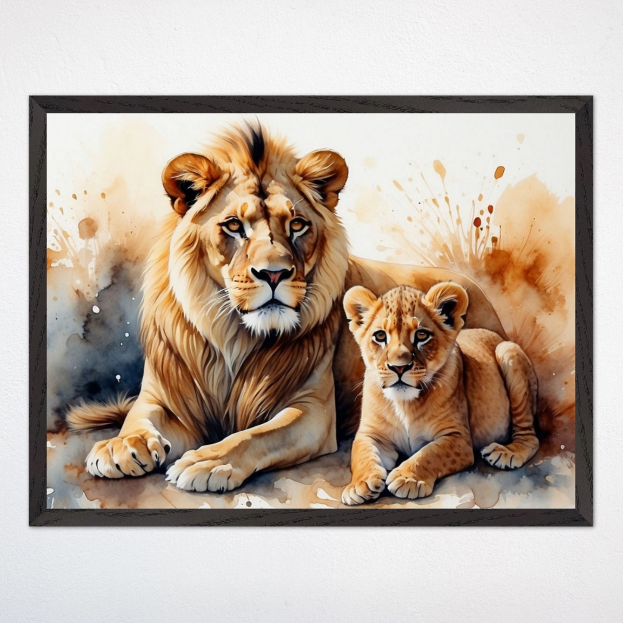 Lion Wall Decor for Kids and Nursery Rooms - Furry Royals