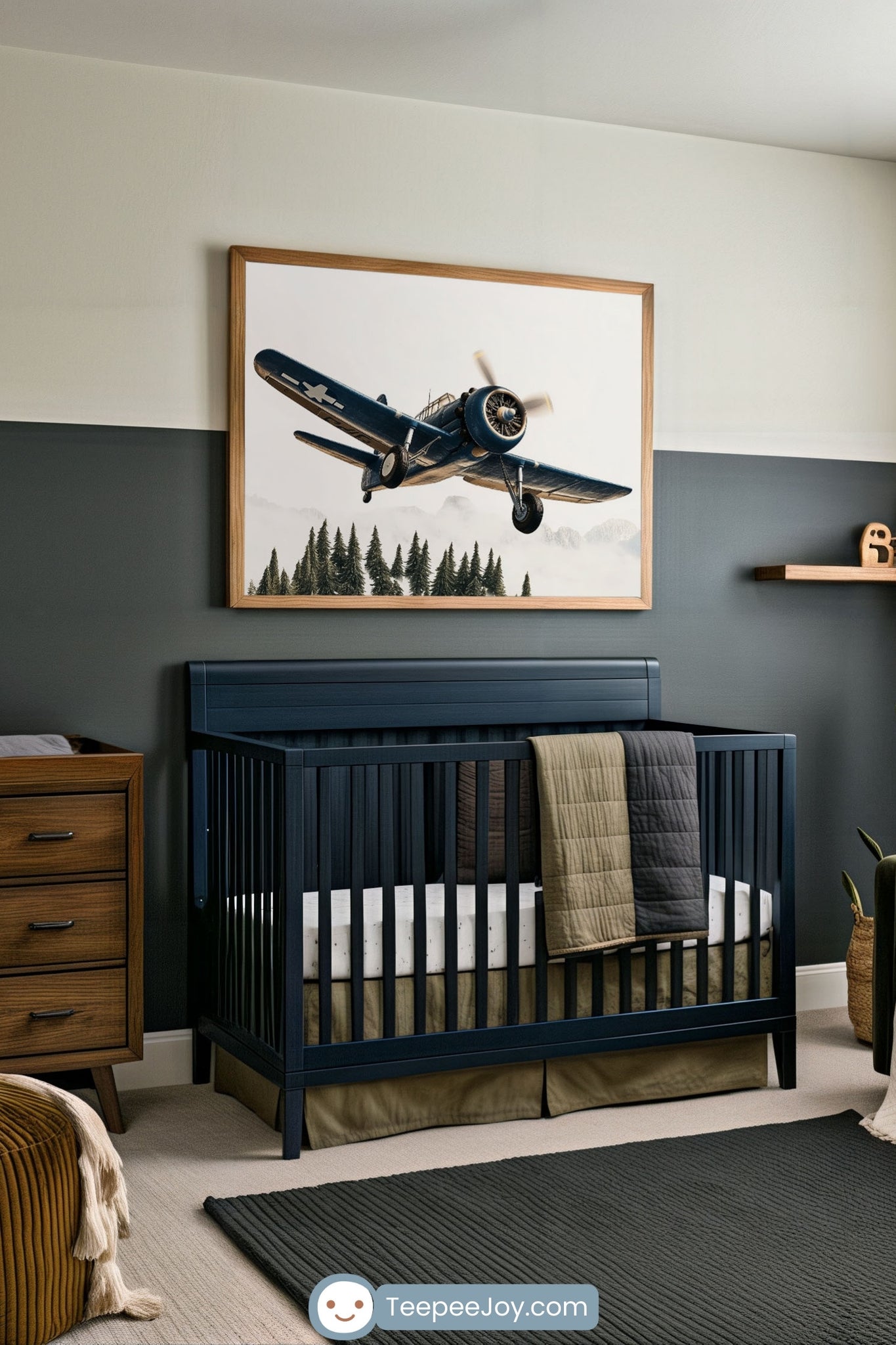 Airplane Wall Art for Nursery and Kids Rooms - Shop Now!