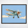 Vintage Airplane Wall Art for Nursery, Playroom or Kids Bedrooms - Classic Sky Adventure Decor - Propeller Pal