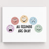 Feelings Emoji Wall Art