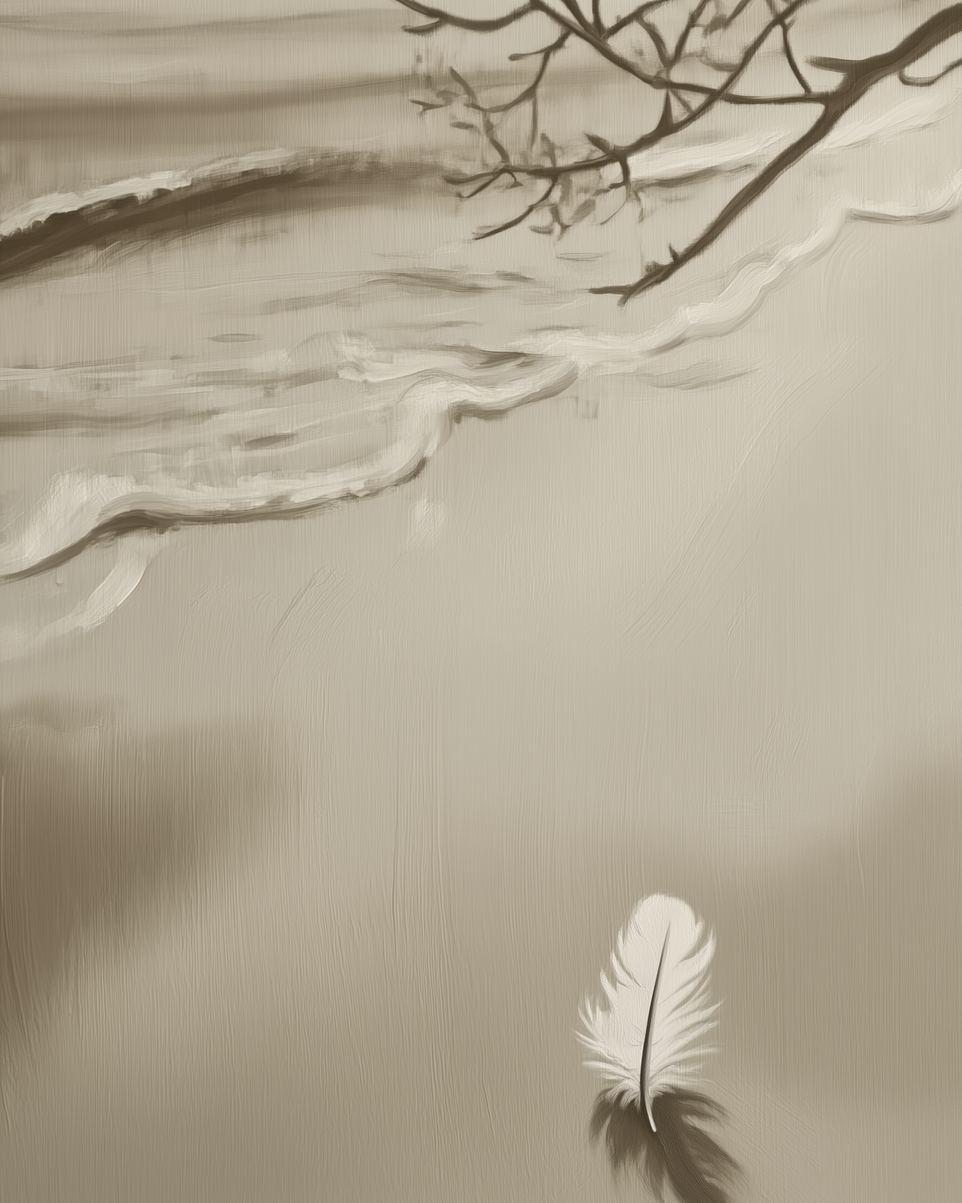 Gentle Shore - Beach Framed Wall Art for Living Room, Bedroom or Office