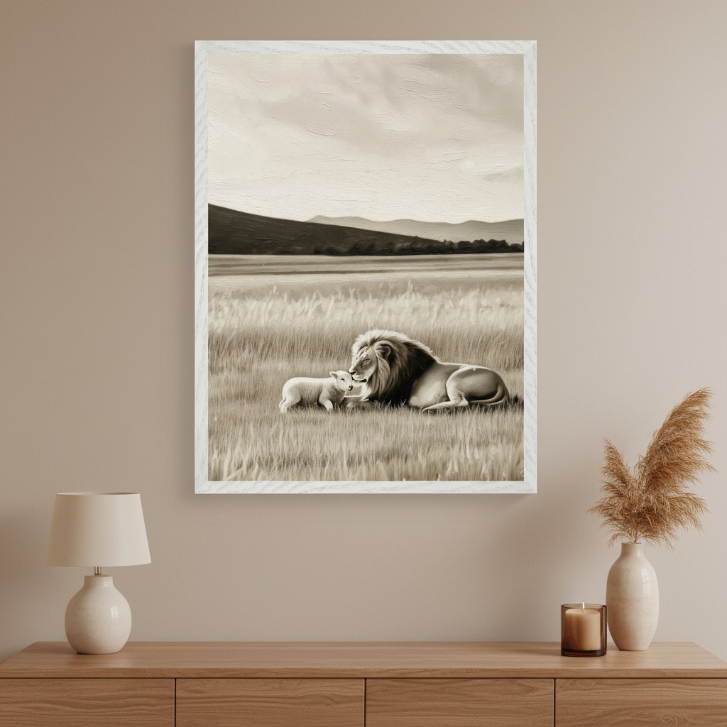 Savannah Grace - Animals Framed Wall Art for Living Room, Bedroom or Office