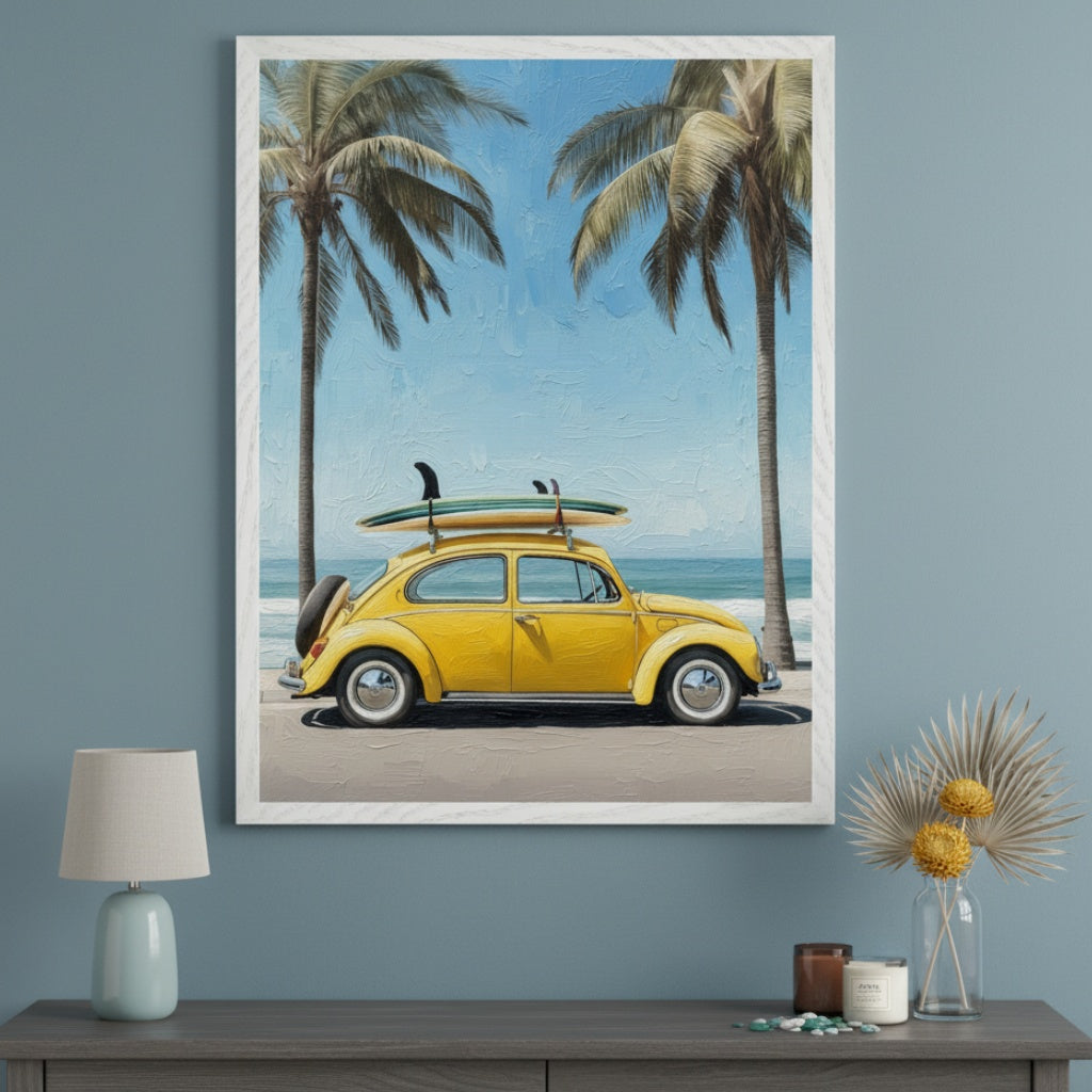 Surfside Dream - Beach Framed Wall Art for Living Room, Bedroom or Office