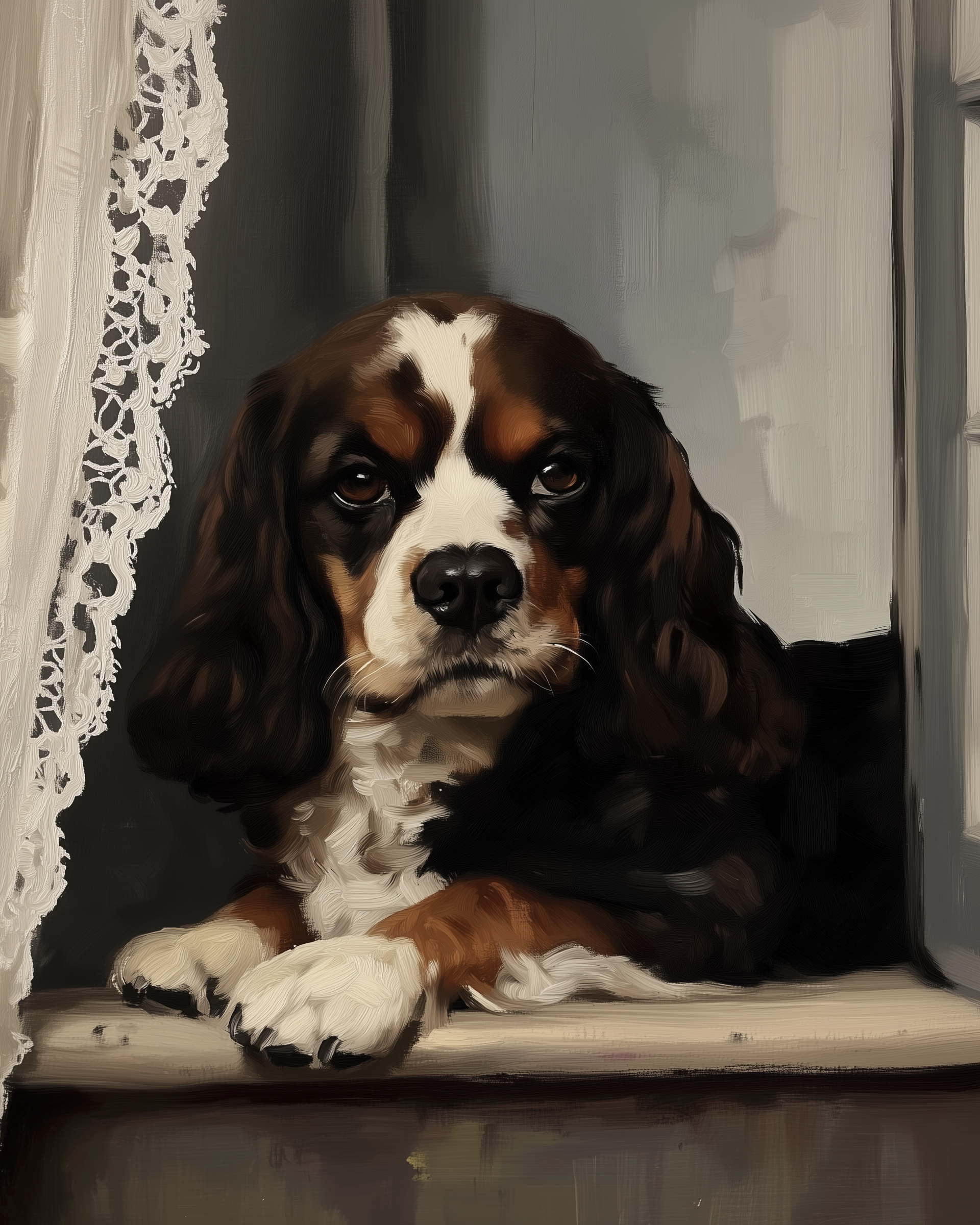 Beloved Presence - Dog Framed Wall Art for Living Room, Bedroom or Office