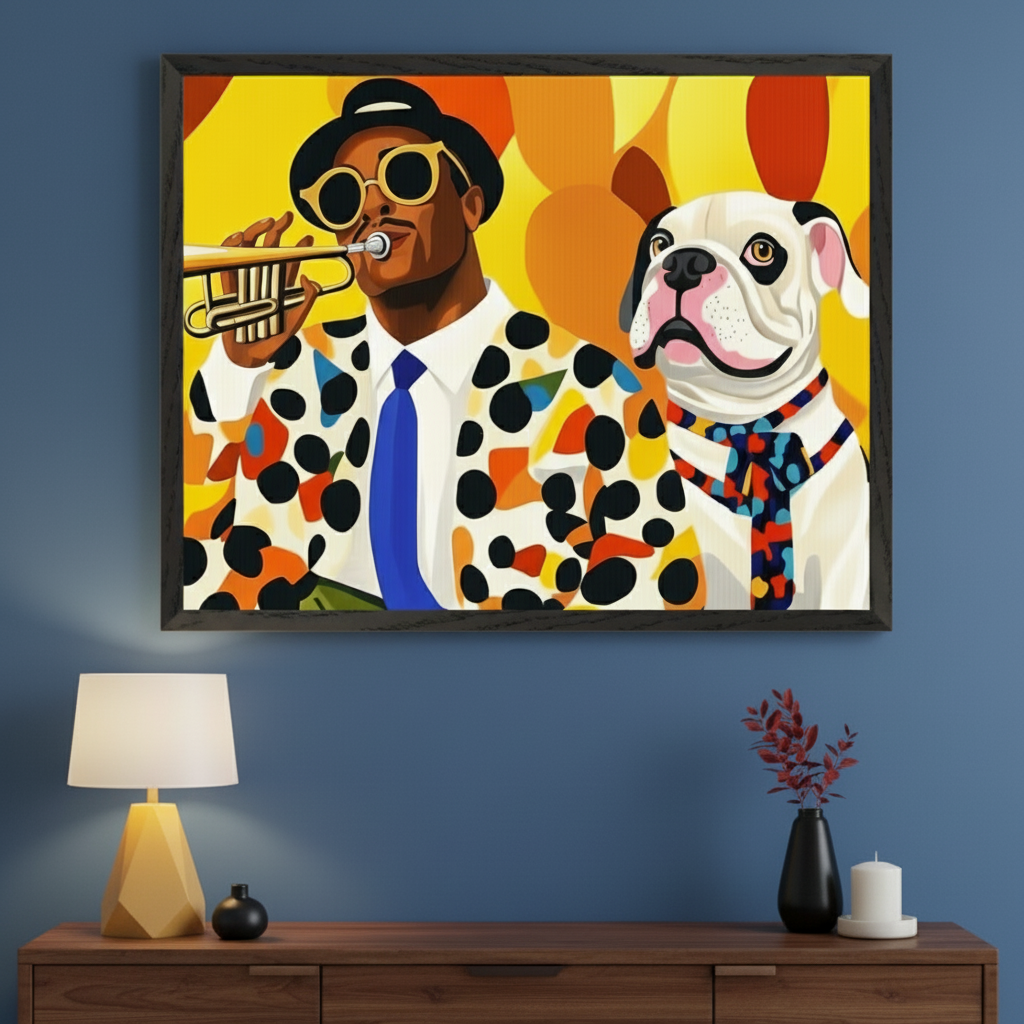 Chromatic Cadence - Music Framed Wall Art for Living Room, Bedroom or Office