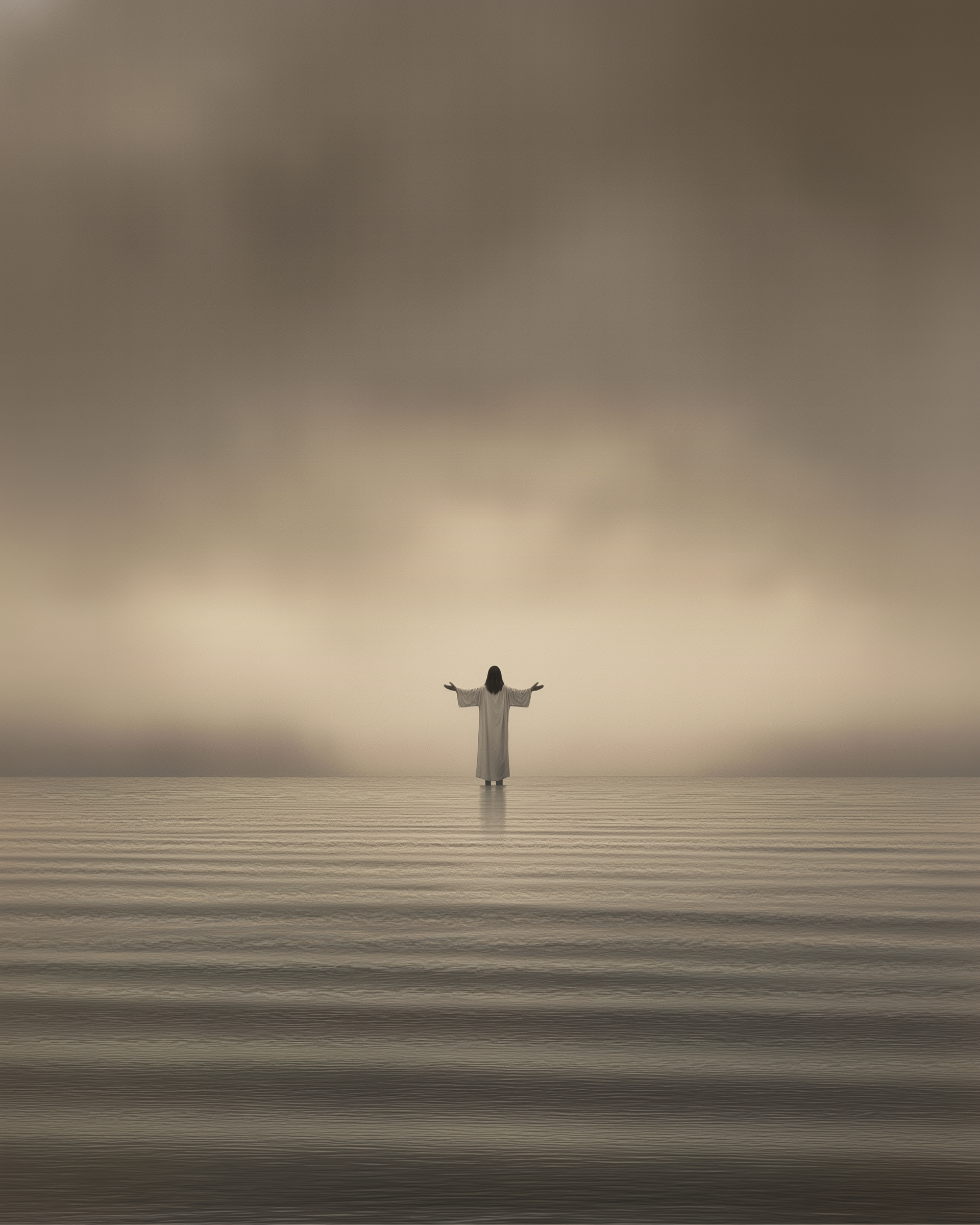 Divine Grace - Jesus Framed Wall Art for Living Room, Bedroom or Office