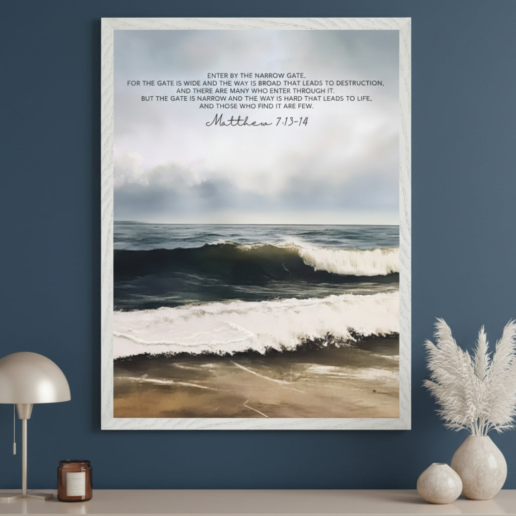 Coastal Reflection - Seascape Framed Wall Art for Living Room, Bedroom or Office