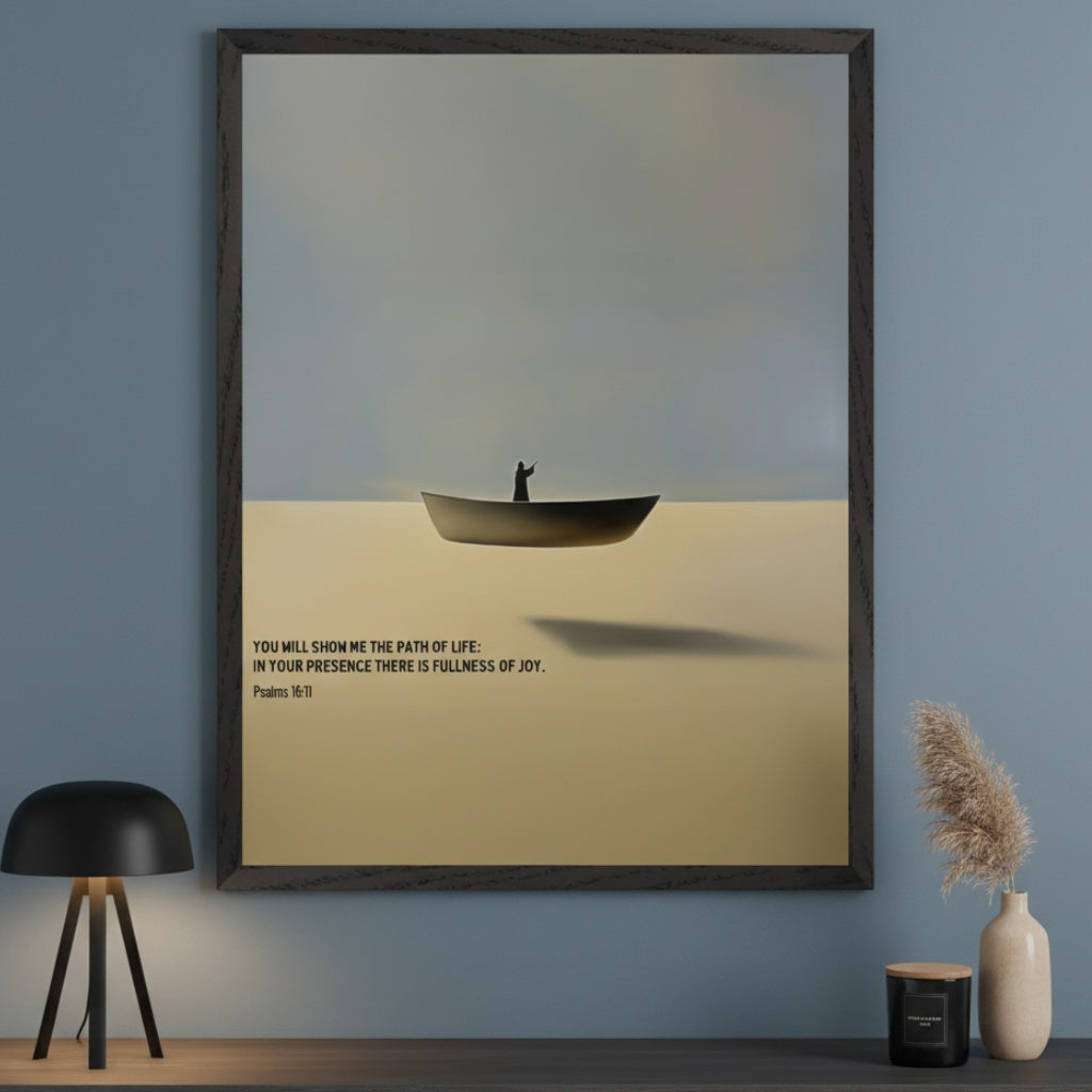 Path of Guidance - Journey Framed Wall Art for Living Room, Bedroom or Office