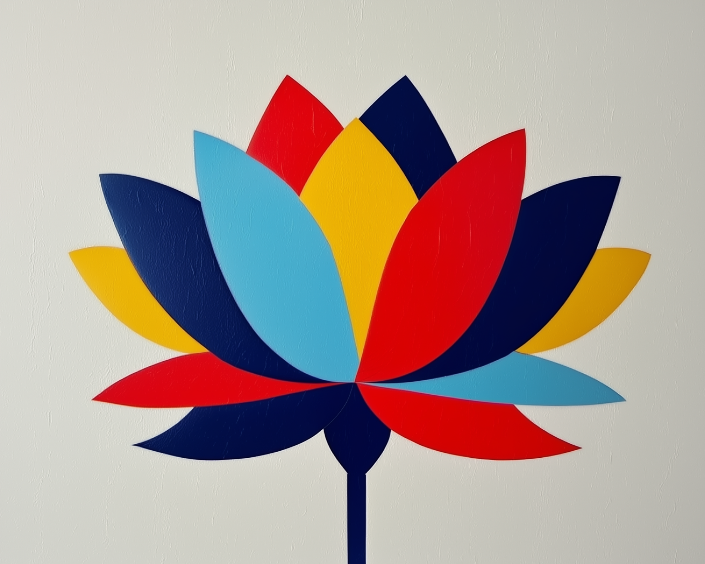 Harmonic Petal Bloom - Lotus Framed Wall Art for Living Room, Bedroom or Office