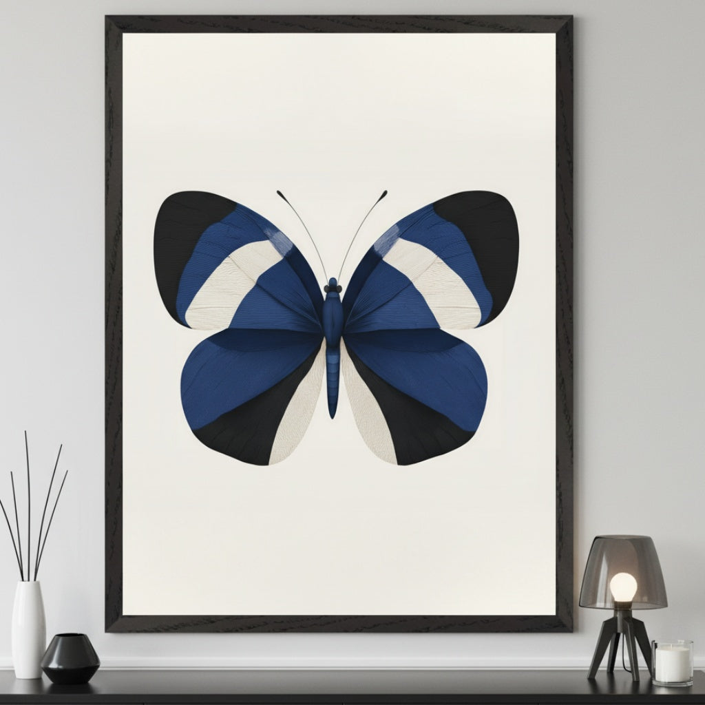 Night Bloom Wing - Butterfly Framed Wall Art for Living Room, Bedroom or Office