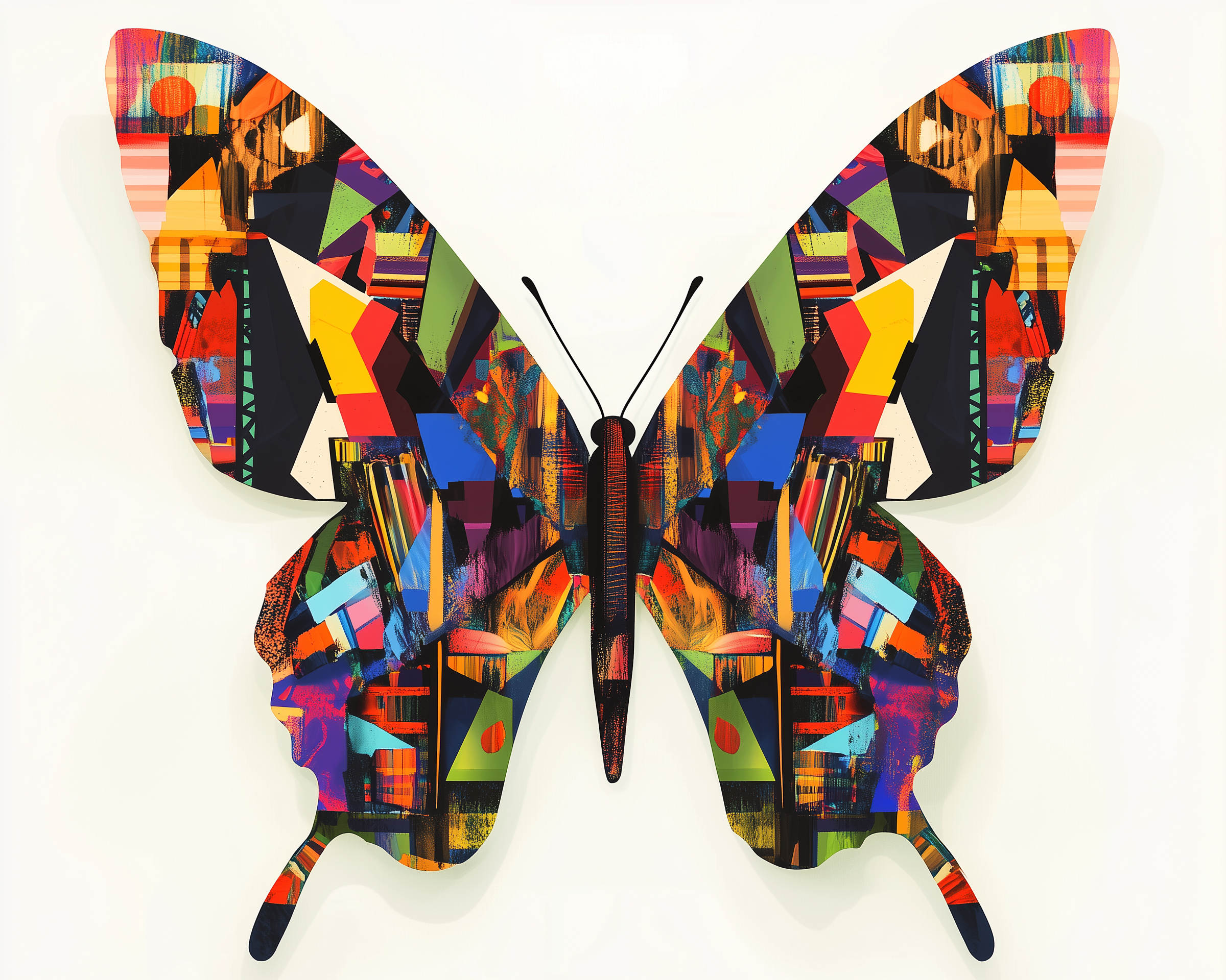 Prismatic Dream - Butterfly Framed Wall Art for Living Room, Bedroom or Office