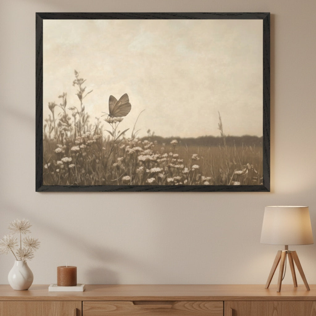 Timeless Flight - Butterfly Framed Wall Art for Living Room, Bedroom or Office