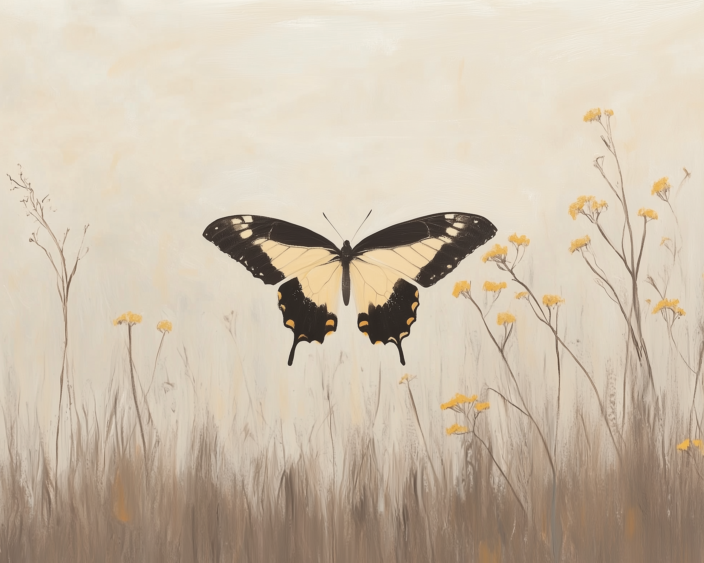 Whispering Wings - Butterfly Framed Wall Art for Living Room, Bedroom or Office