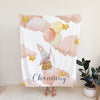 Bunny Personalized Blanket for Babies and Kids