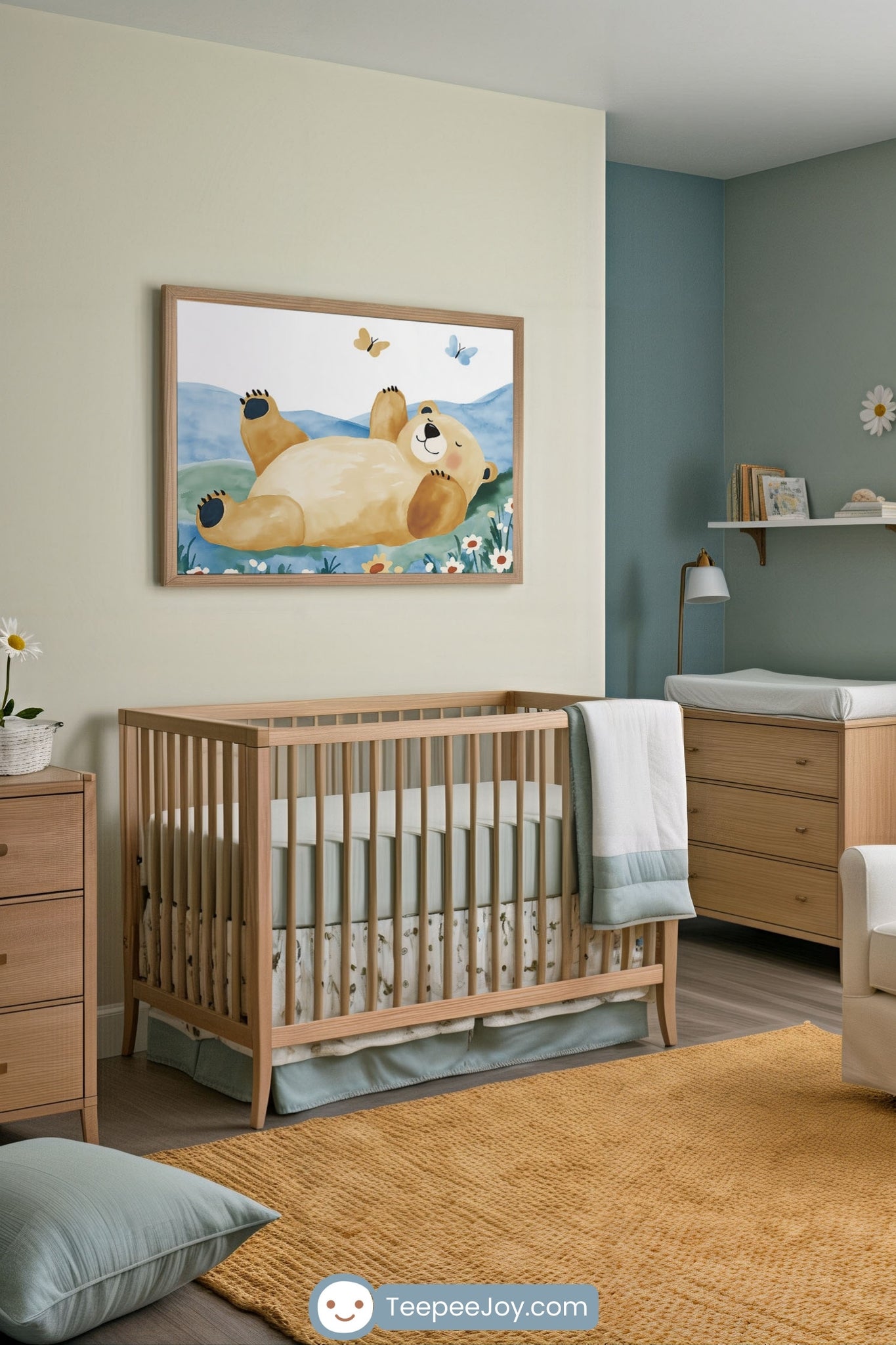 Bear Wall Art for Nursery and Kids Rooms - Shop Now!
