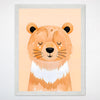 Sleepy Bear Wall Art for Nursery, Playroom or Kids Bedrooms - Warm Neutral Woodland Decor - Dreamy Paws