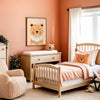 Sleepy Bear Wall Art for Nursery, Playroom or Kids Bedrooms - Warm Neutral Woodland Decor - Dreamy Paws