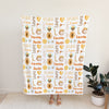 Bees Personalized Blanket for Babies and Kids