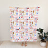 Butterfly Personalized Blanket for Babies and Kids