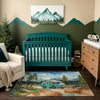 Camping Rug for Nursery and Kids Rooms - Van Voyage