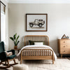 Vintage Car Wall Art for Nursery, Playroom or Kids Bedrooms - Rustic Off-Road Jeep in Neutral Tones - Jeep Joy