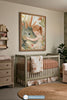 Affectionate Dinosaur Wall Art for Nursery, Playroom or Kids Bedrooms - Floral Triceratops and Girl in Watercolor Pastels - Blossom Bond