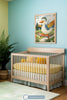 Duck Wall Art for Nursery, Playroom or Kids Bedrooms - Skateboarding Duck in Playful Park Scene - Rolling Quack