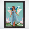 Enchanted Fairy Wall Art for Nursery, Playroom or Kids Bedrooms - Magical Butterfly and Floral Decor - Petal Pixie
