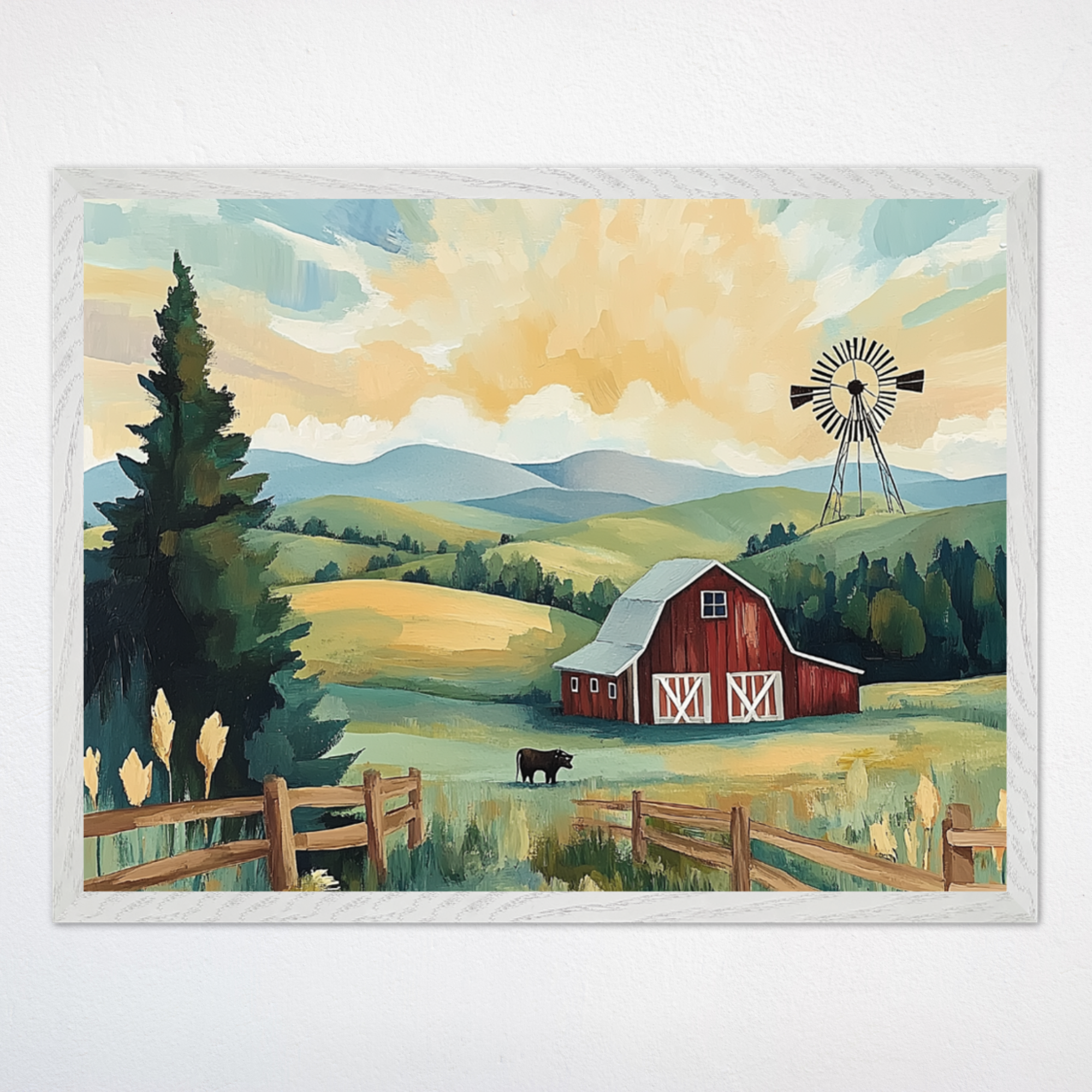 Farm Wall Decor for Nursery and Kids Rooms - Sunset Acres