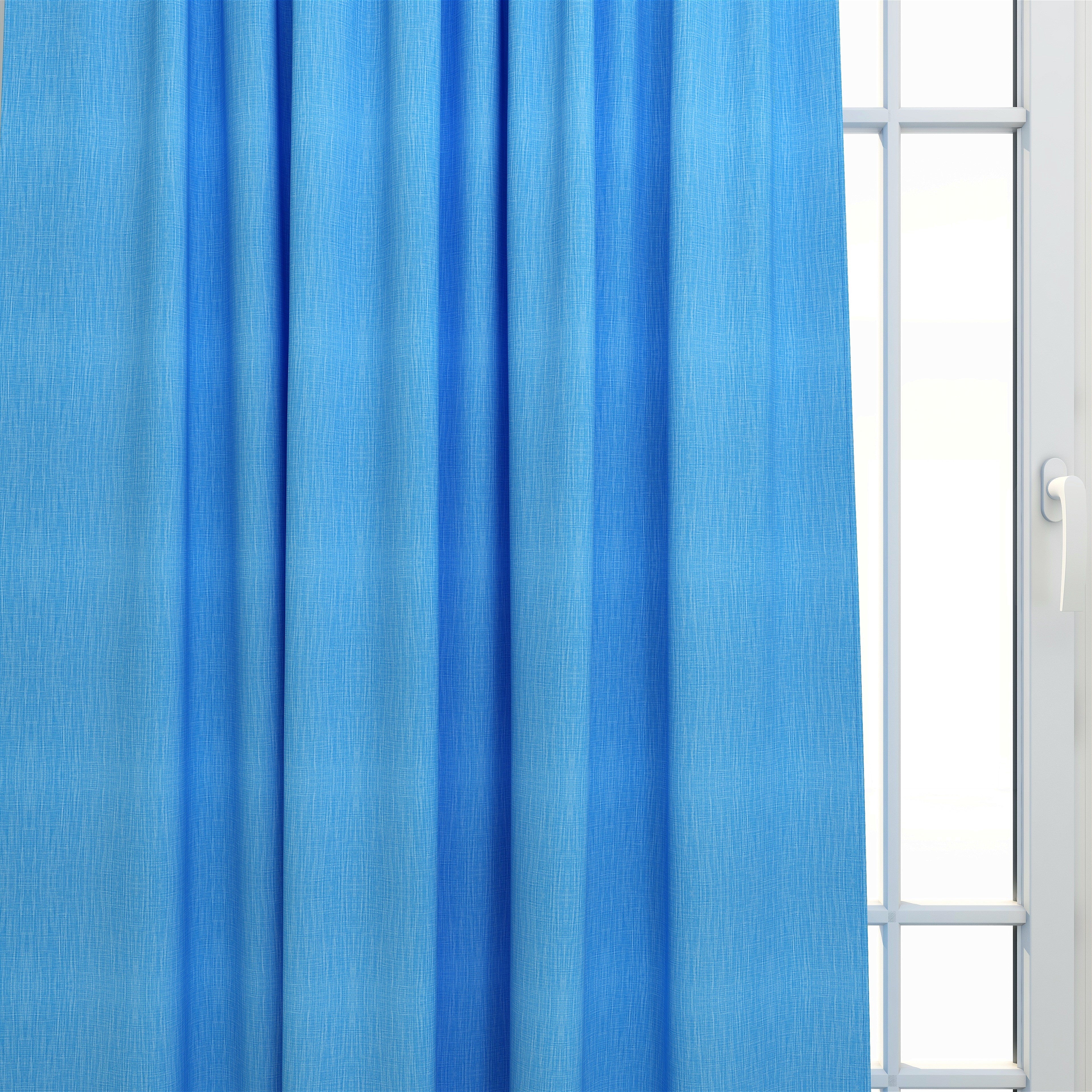 Faulkner Courtyard Blue Kids Curtains