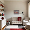 Firetruck Wall Art for Nursery and Kids Rooms - Rapid Red Rover