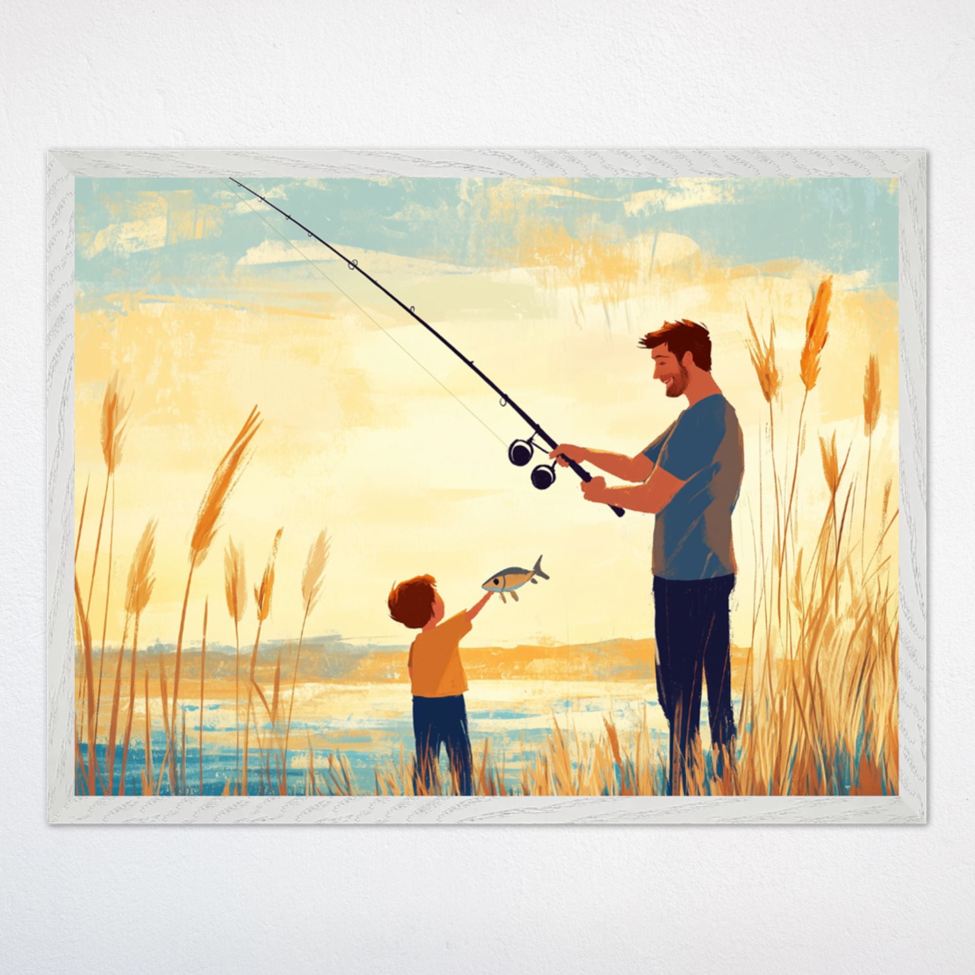 Fishing Wall Art for Kids and Baby Rooms - Reel Moments