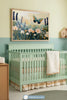 Wildflower Wall Art for Nursery, Playroom or Kids Bedrooms - Butterfly, Daisy and Lavender Floral Garden - Flutter Bloom