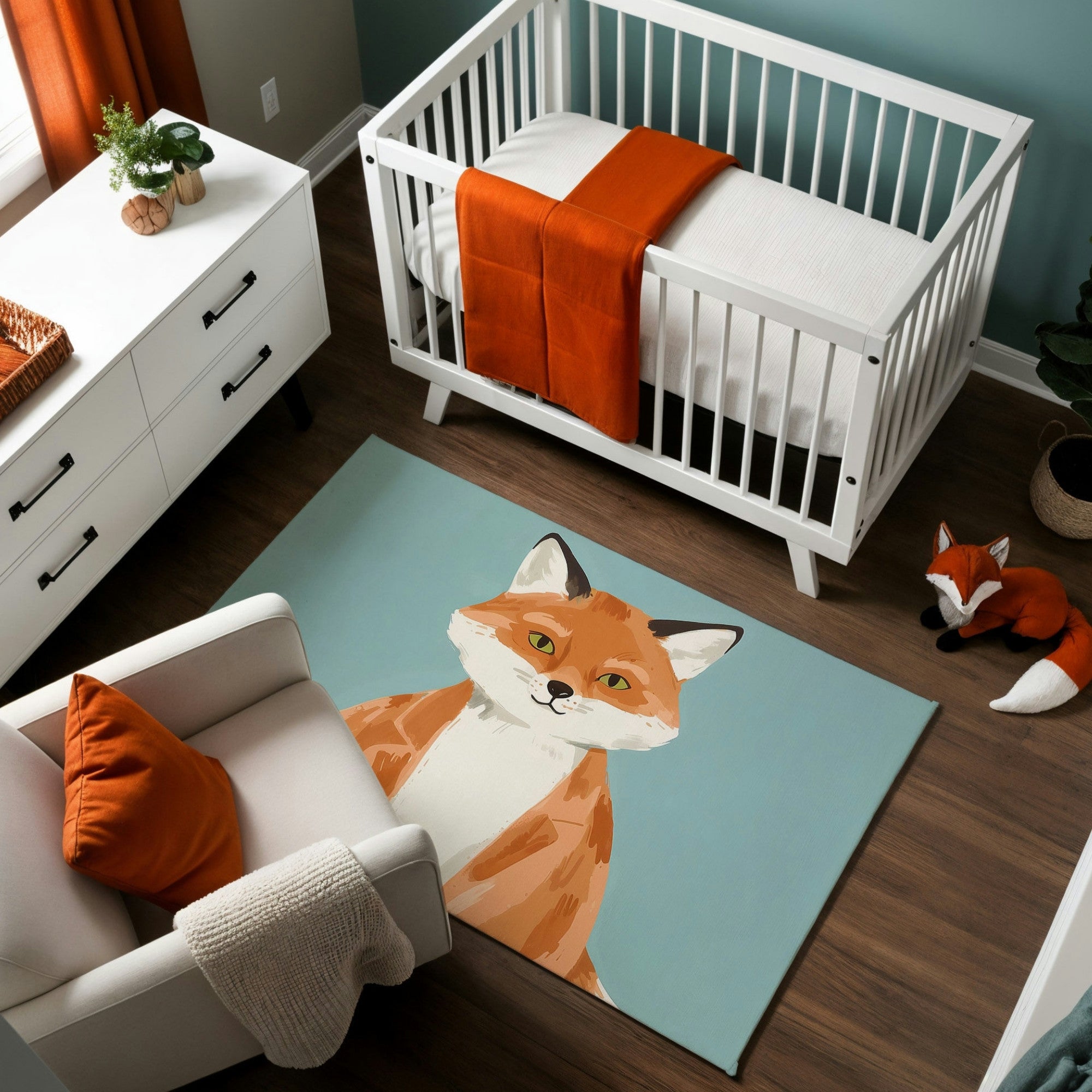 Wonderful good nursery bunnies rug