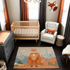 Fox Rug for Nursery and Kids Rooms - Foxy Hero