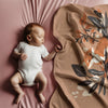 Fox personalized blanket for newborn and kids - Fox in Bloom