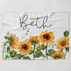 Flowers Personalized Blanket for Babies and Kids