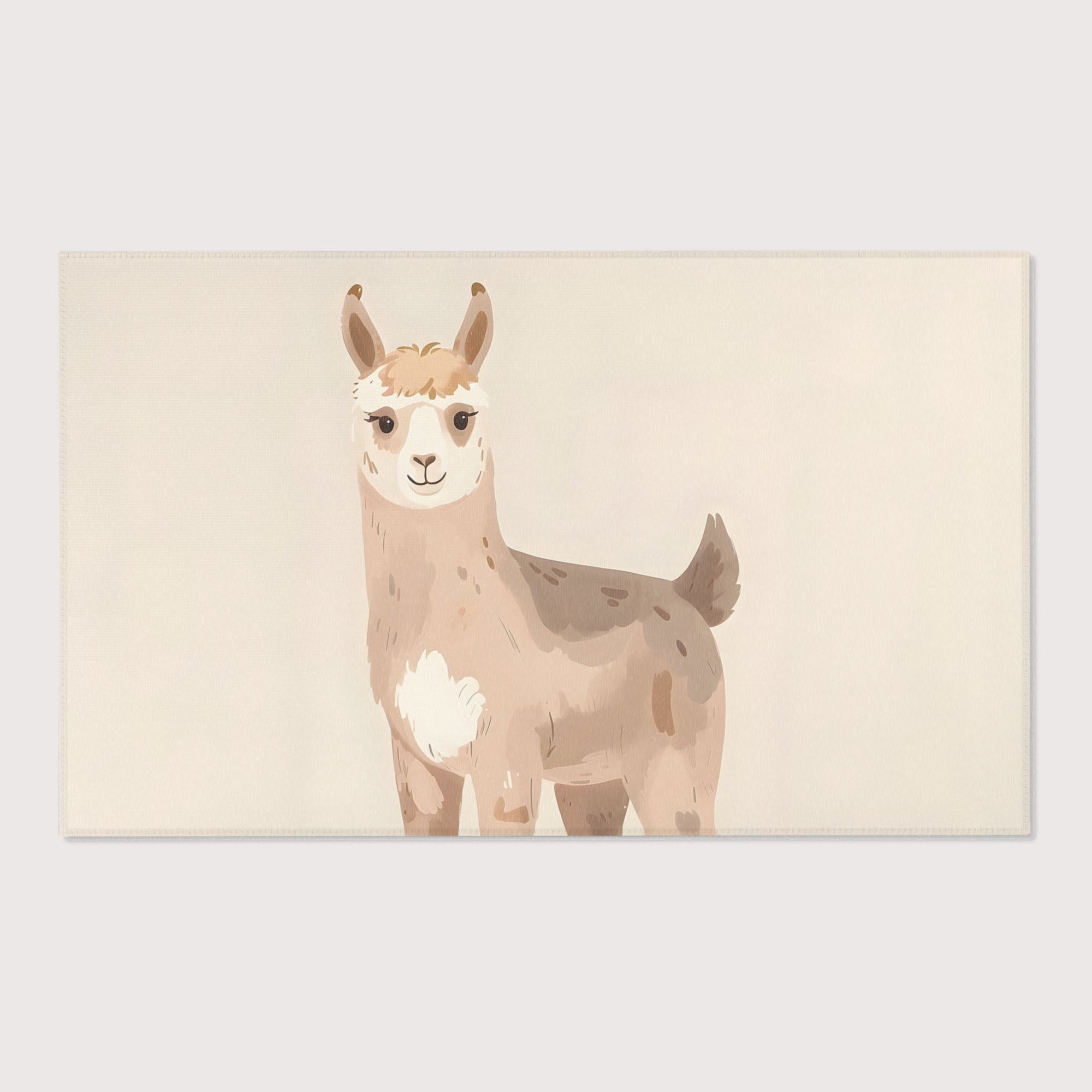 Kids and Nursery Llama Area Rug - Wooly Wonder