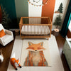 Nursery and Kids Fox Rug - Smiley Snout