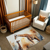 Nursery and Kids Giraffe Area Rug - Savannah Smiles