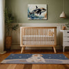 Whale Wall Art for Kids and Baby Rooms - Orca Joy